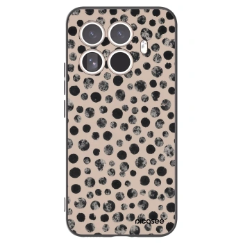 Picasee Μαύρη θήκη σιλικόνης για Xiaomi 15T Pro - Dots