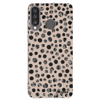 Picasee διαφανής θήκη σιλικόνης Huawei P30 Lite - Dots