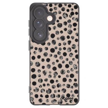 Picasee Μαύρη θήκη σιλικόνης για Samsung Galaxy S26 - Dots