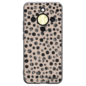 Picasee Μαύρη θήκη σιλικόνης για Honor Magic8 Lite 5G - Dots