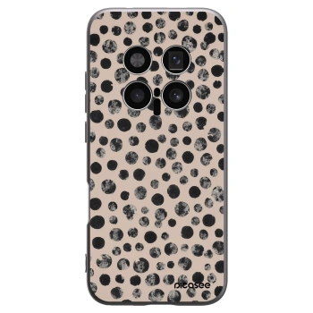 Picasee Μαύρη θήκη σιλικόνης για Honor Magic8 Pro 5G - Dots