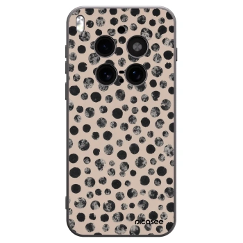 Picasee Μαύρη θήκη σιλικόνης για Vivo X300 Pro - Dots