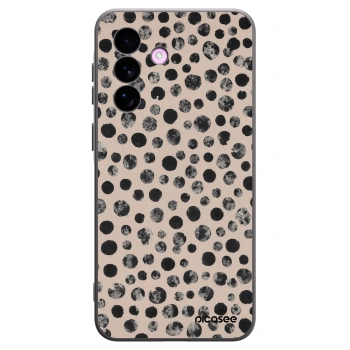 Picasee Μαύρη θήκη σιλικόνης για Samsung Galaxy A57 5G - Dots