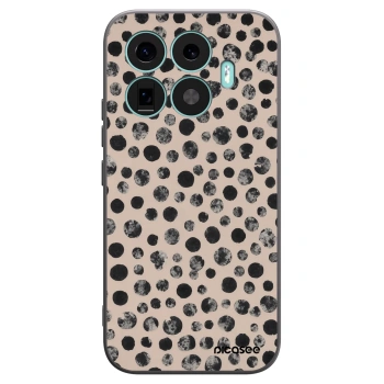 Picasee Μαύρη θήκη σιλικόνης για Xiaomi 17T - Dots