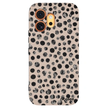Picasee Μαύρη θήκη σιλικόνης για Honor 600 - Dots