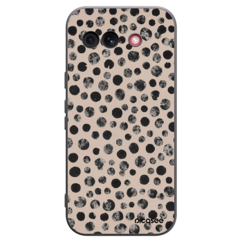 Picasee Μαύρη θήκη σιλικόνης για Google Pixel 10a - Dots