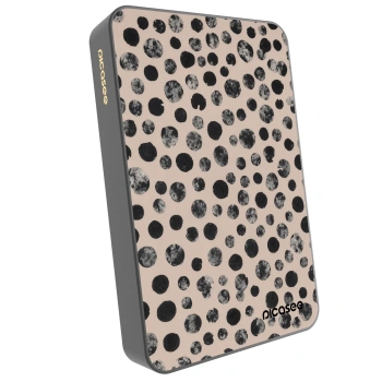 Picasee Powerbank με MagSafe 10 000 mAh Γκρί - Dots