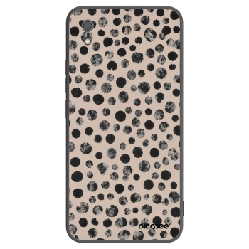 Picasee Μαύρη θήκη σιλικόνης για Xiaomi Redmi 7A - Dots