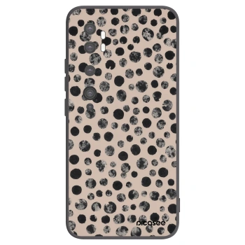 Picasee Μαύρη θήκη σιλικόνης για Xiaomi Mi Note 10 (Pro) - Dots
