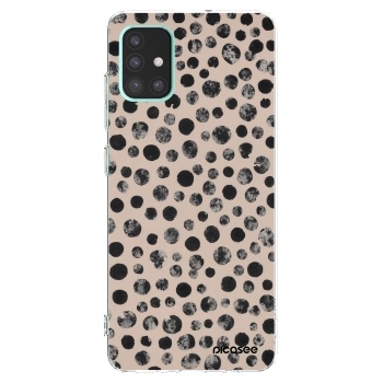 Picasee διαφανής θήκη σιλικόνης Samsung Galaxy A51 A515F - Dots