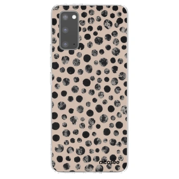 Picasee διαφανής θήκη σιλικόνης Samsung Galaxy S20 G980F - Dots