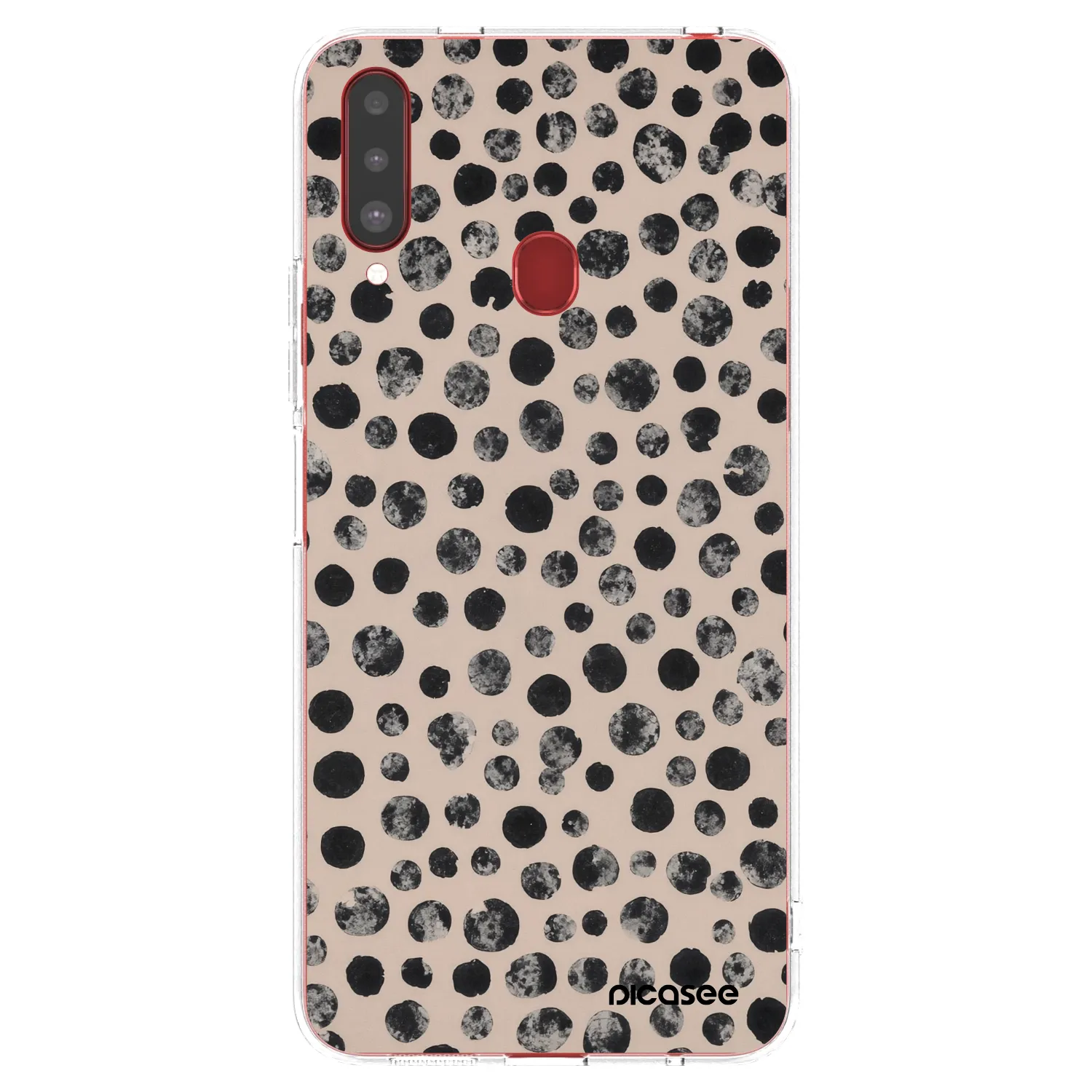 Picasee διαφανής θήκη σιλικόνης Samsung Galaxy A20s - Dots