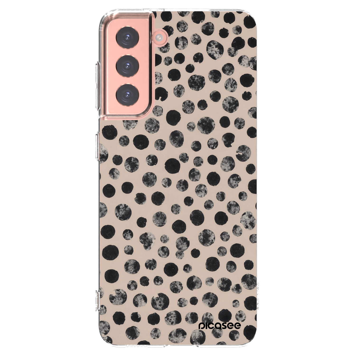 Picasee διαφανής θήκη σιλικόνης Samsung Galaxy S21 5G G991B - Dots