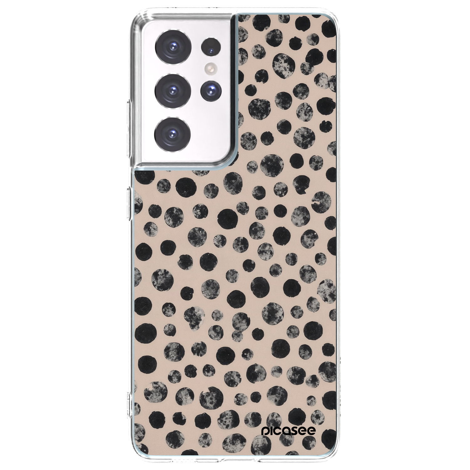 Picasee διαφανής θήκη σιλικόνης Samsung Galaxy S21 Ultra 5G G998B - Dots