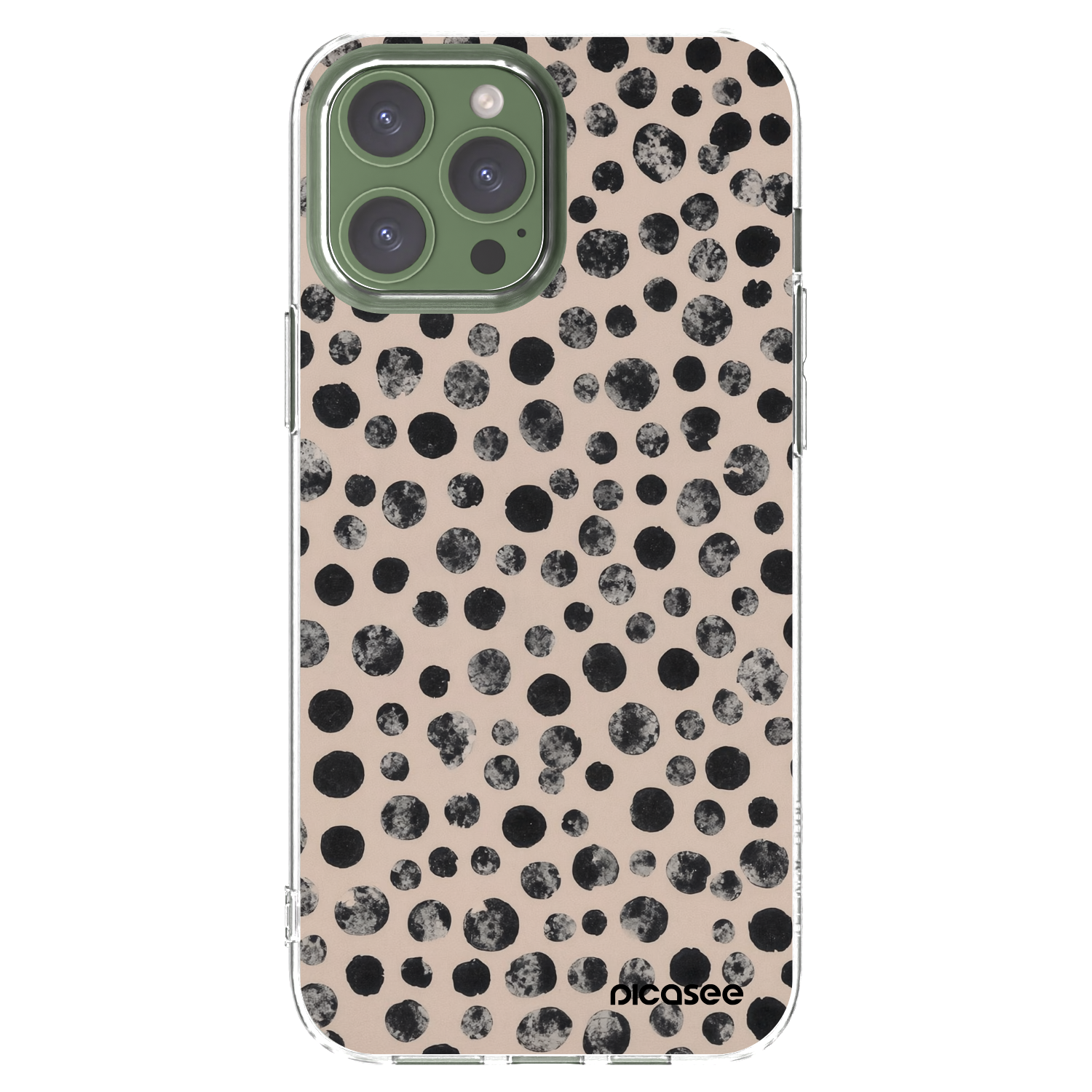Picasee διαφανής θήκη σιλικόνης Apple iPhone 13 Pro Max - Dots