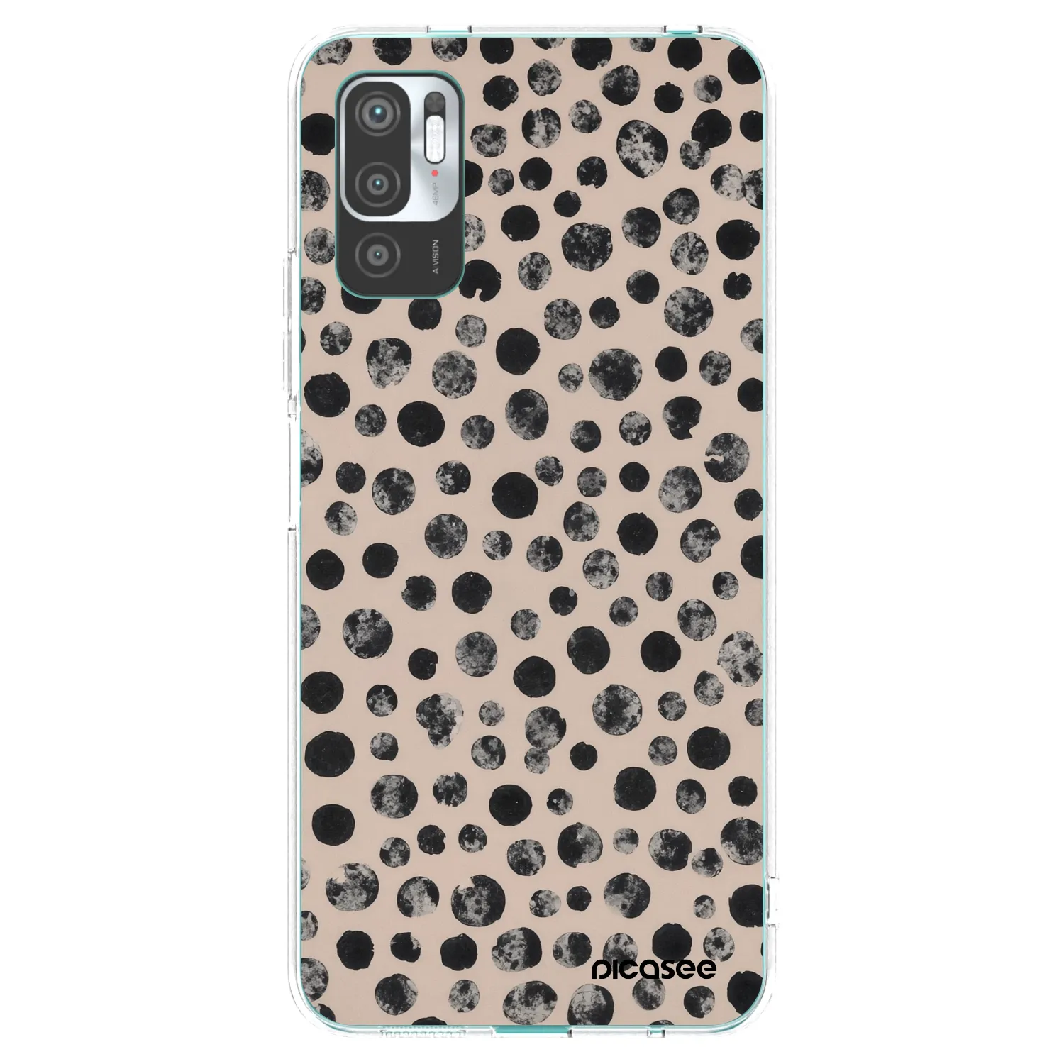 Picasee διαφανής θήκη σιλικόνης Xiaomi Redmi Note 10 5G - Dots