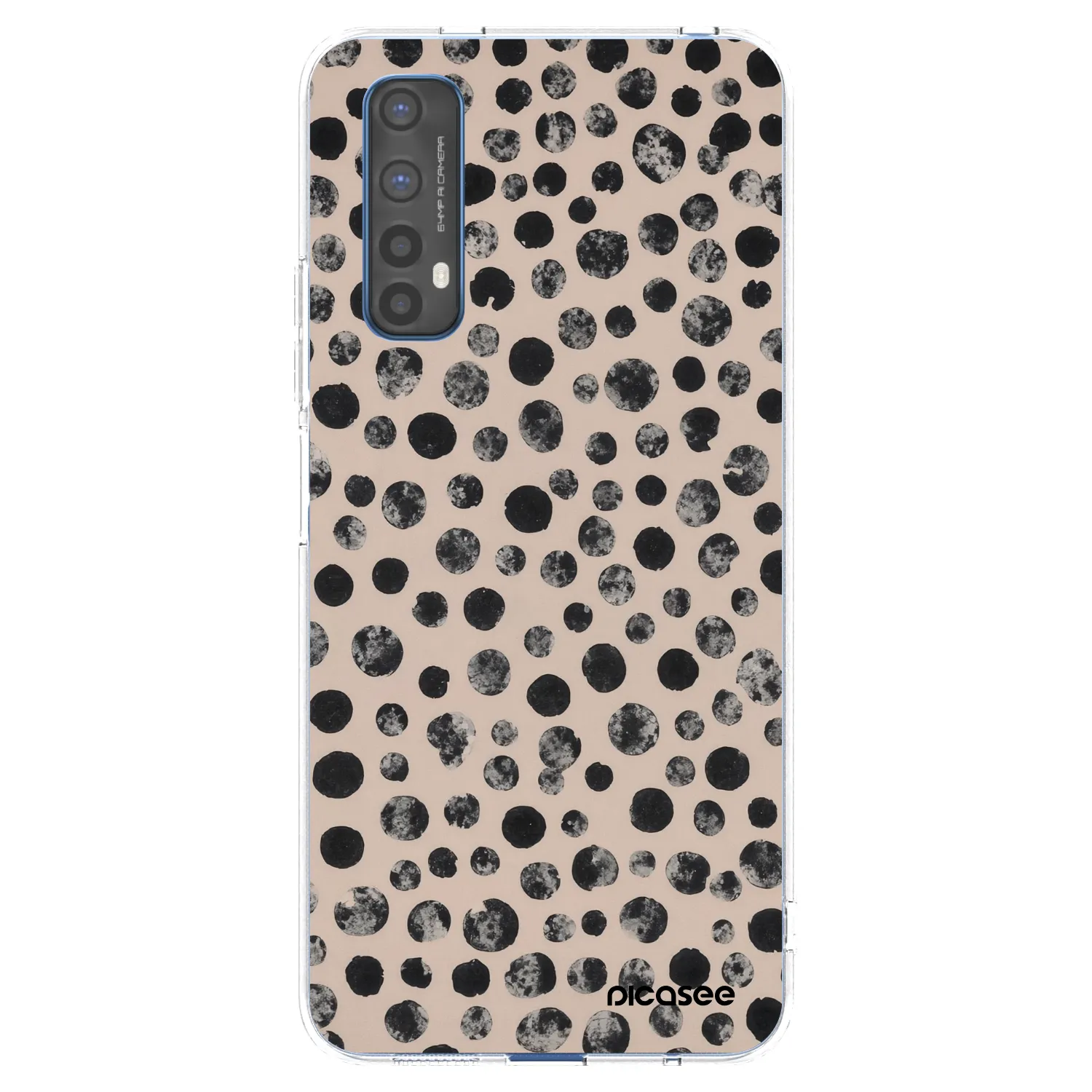 Picasee διαφανής θήκη σιλικόνης Realme 7 - Dots