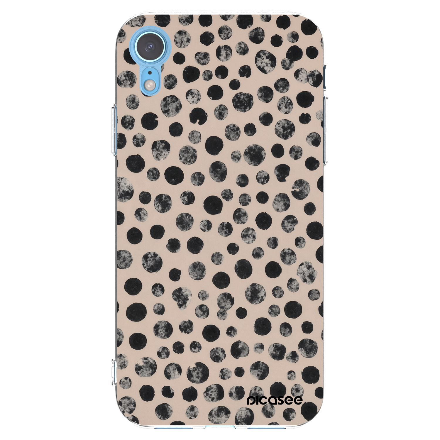 Picasee διαφανής θήκη σιλικόνης Apple iPhone XR - Dots