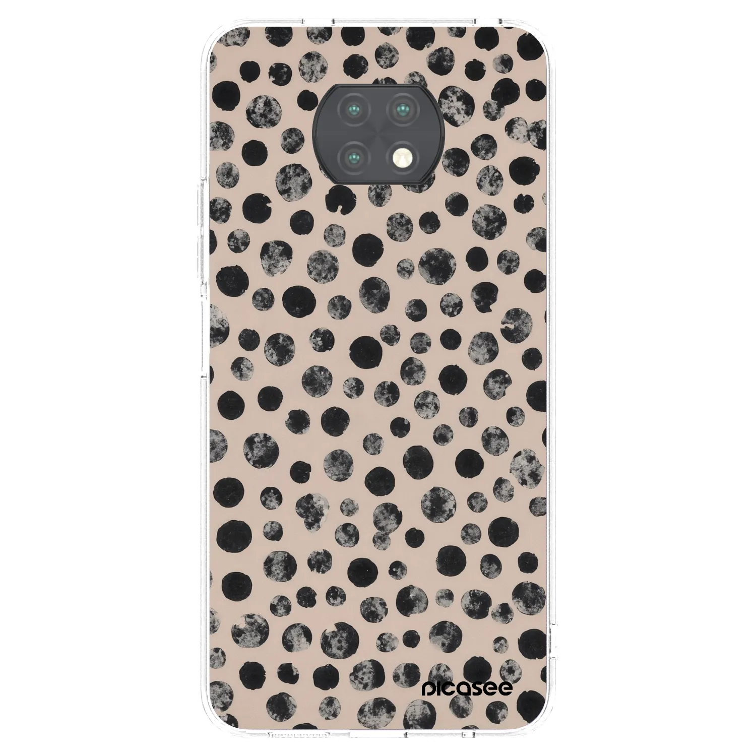 Picasee διαφανής θήκη σιλικόνης Xiaomi Redmi Note 9T - Dots