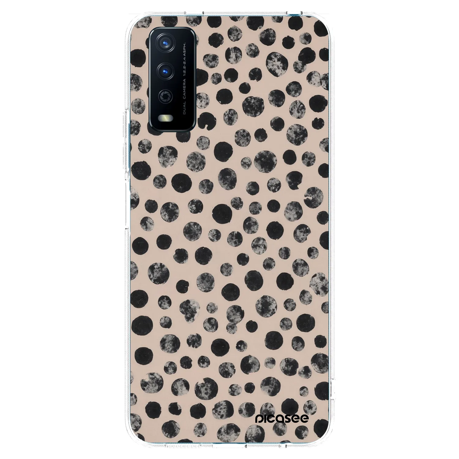 Picasee διαφανής θήκη σιλικόνης Vivo Y11s - Dots