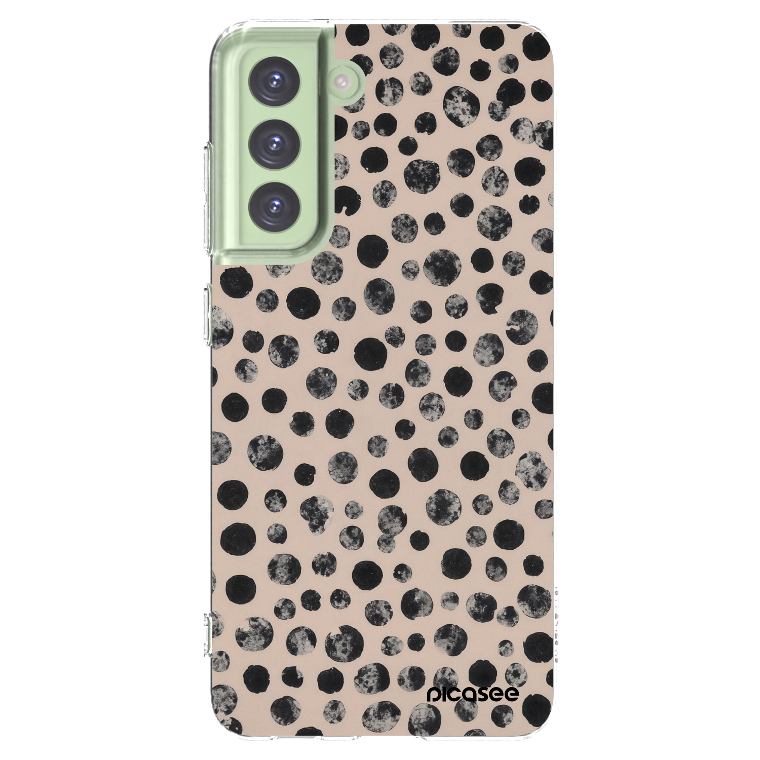 Picasee διαφανής θήκη σιλικόνης Samsung Galaxy S21 FE 5G - Dots