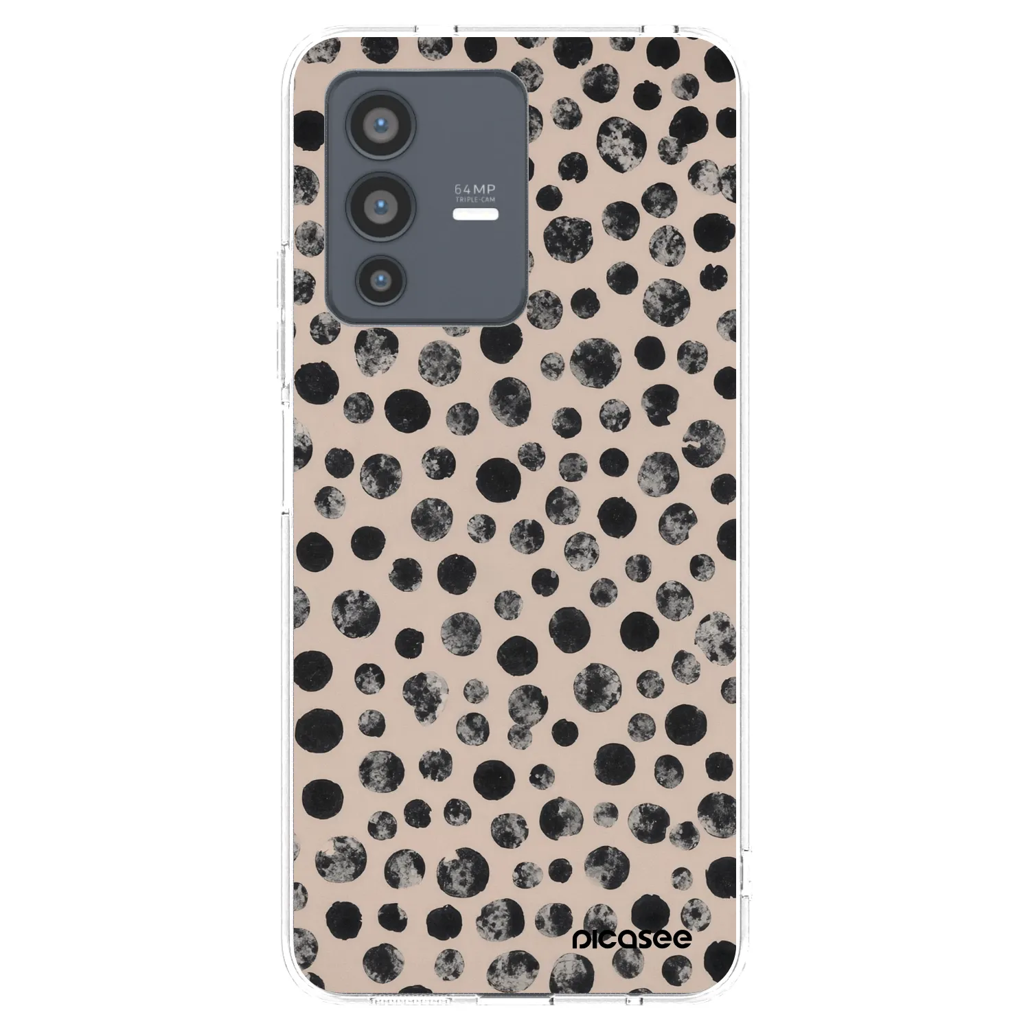 Picasee διαφανής θήκη σιλικόνης Vivo V23 5G - Dots