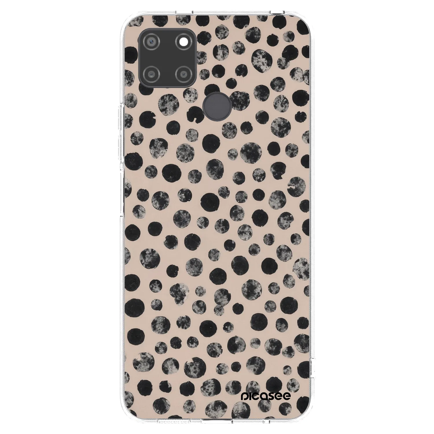 Picasee διαφανής θήκη σιλικόνης Realme C21Y - Dots