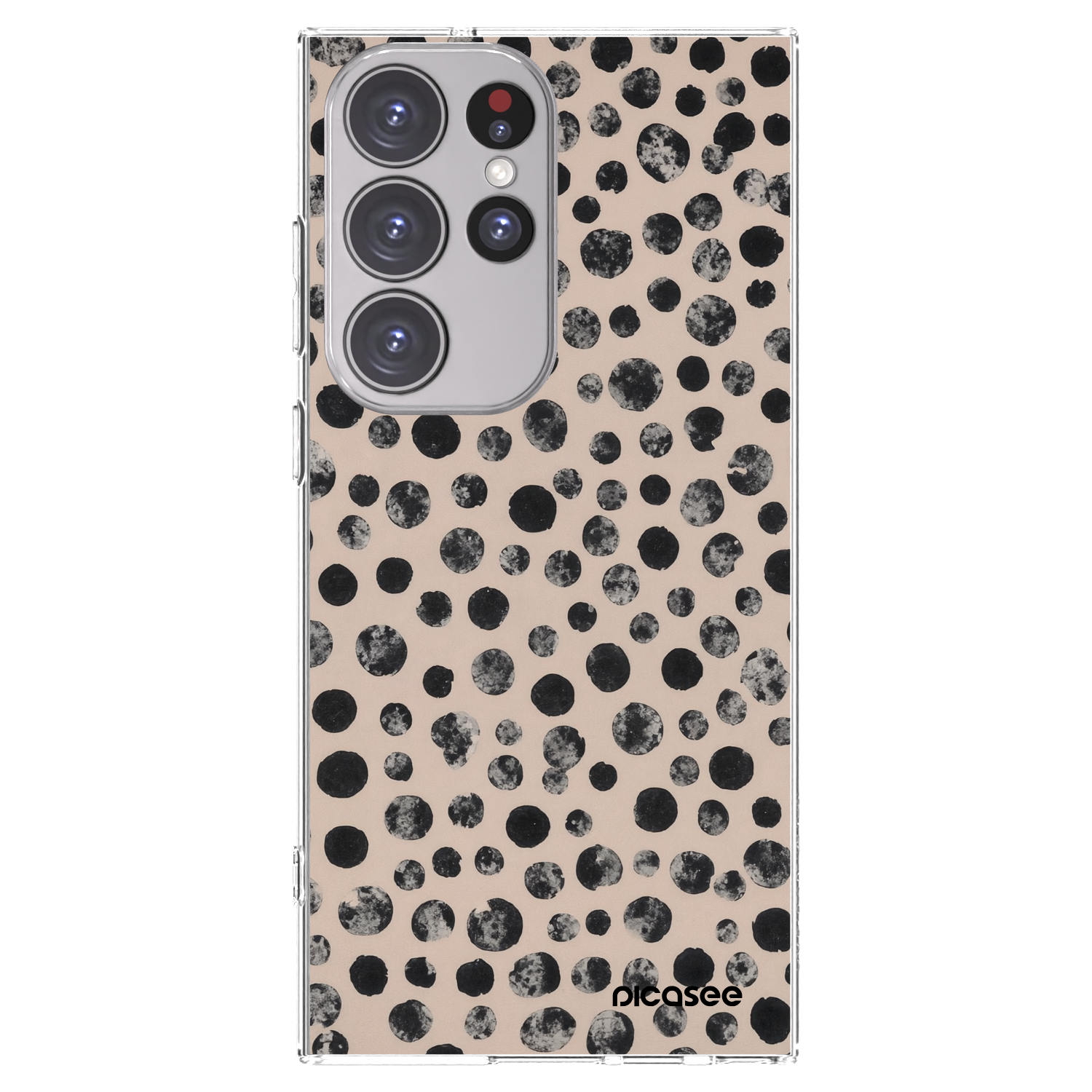 Picasee διαφανής θήκη σιλικόνης Samsung Galaxy S23 Ultra 5G - Dots