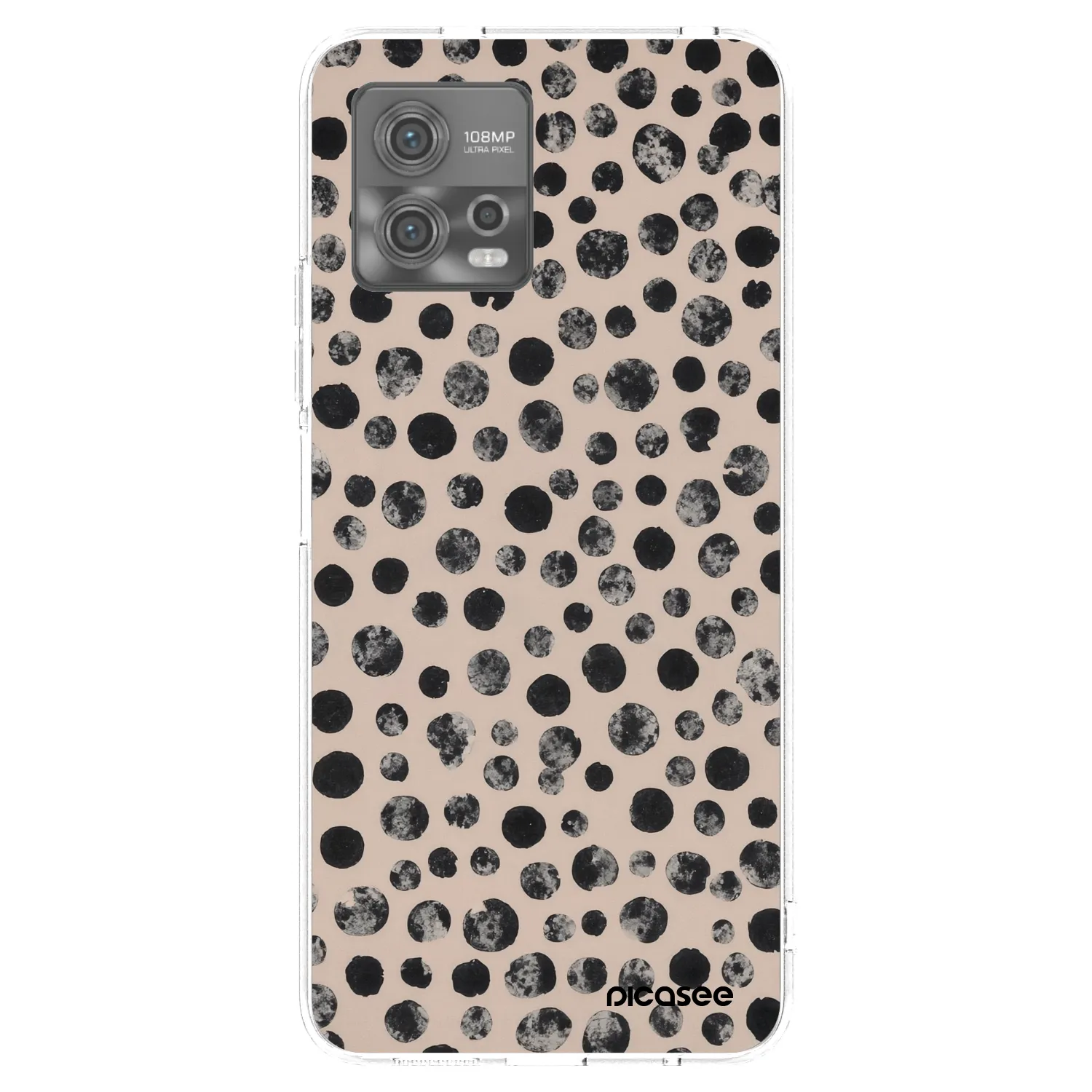 Picasee διαφανής θήκη σιλικόνης Motorola Moto G72 - Dots