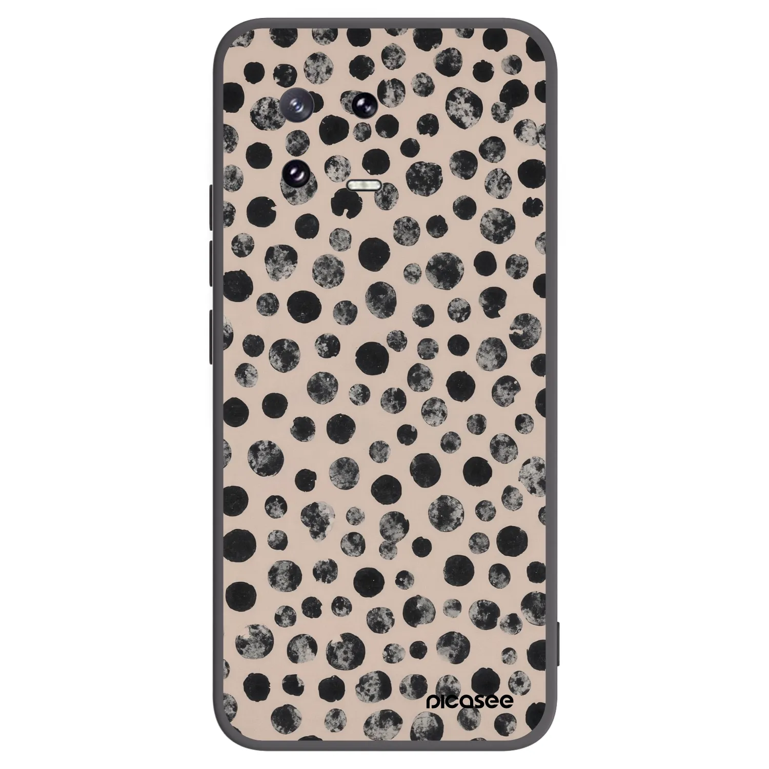 Picasee Μαύρη θήκη σιλικόνης για Xiaomi 13 Pro - Dots