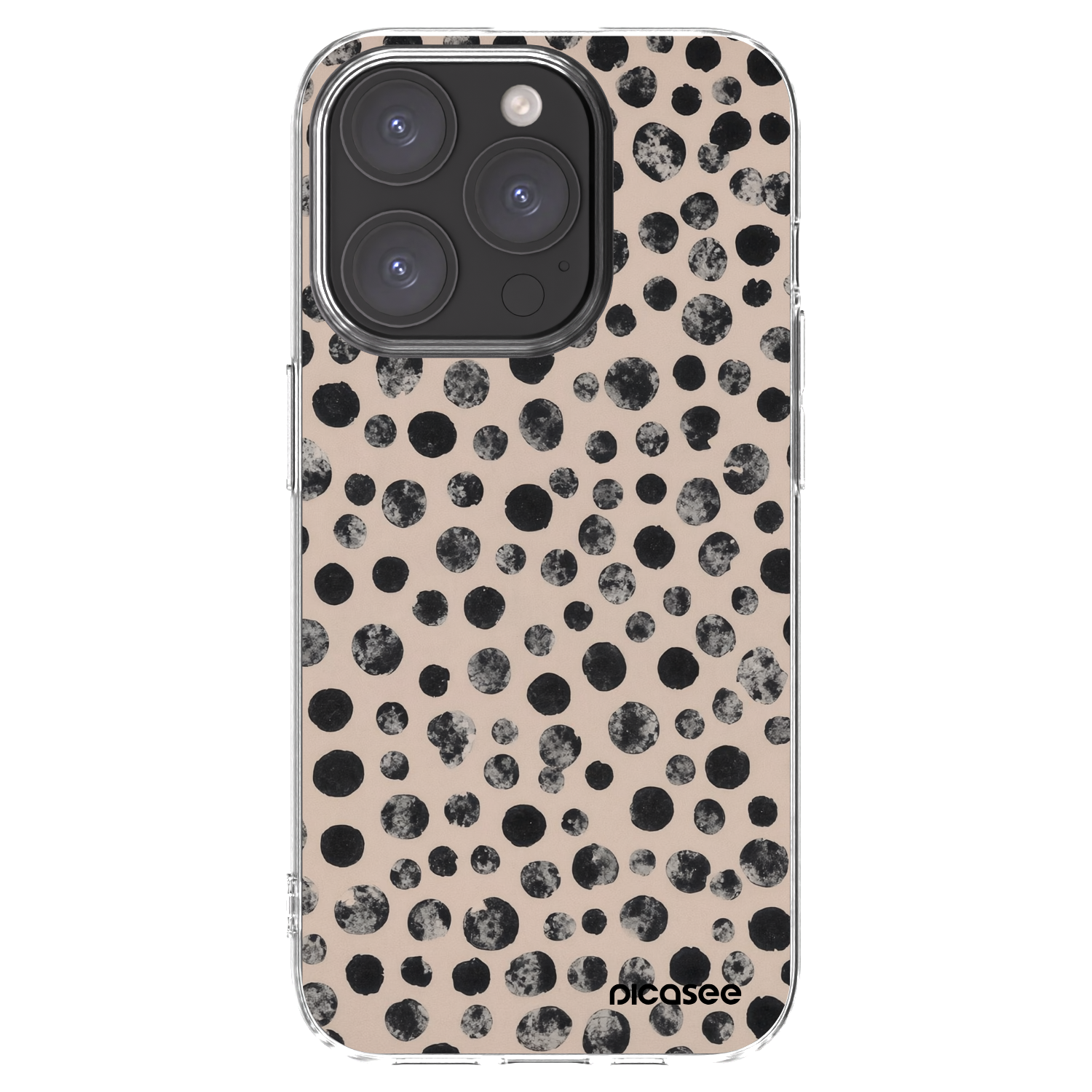 Picasee διαφανής θήκη σιλικόνης Apple iPhone 15 Pro - Dots