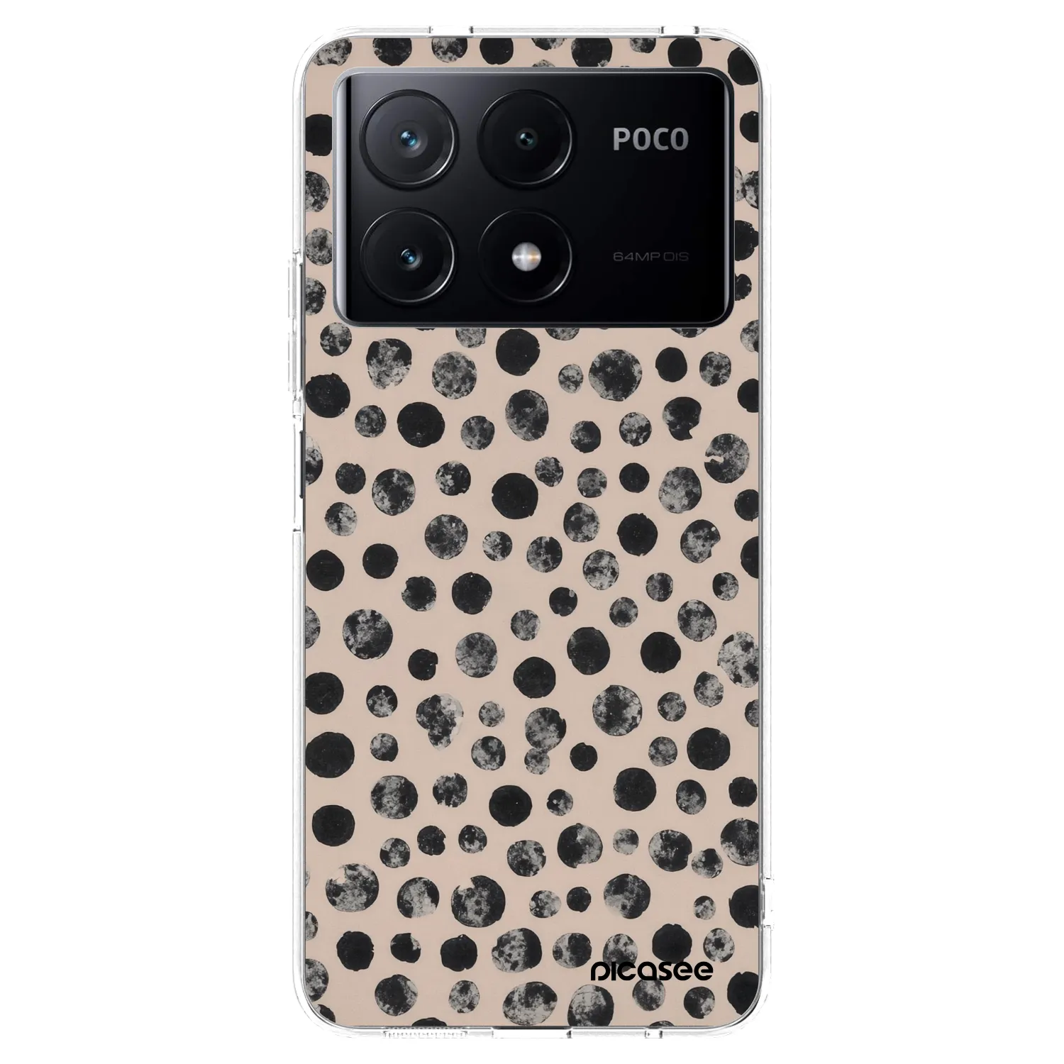 Picasee διαφανής θήκη σιλικόνης Xiaomi Poco X6 Pro - Dots