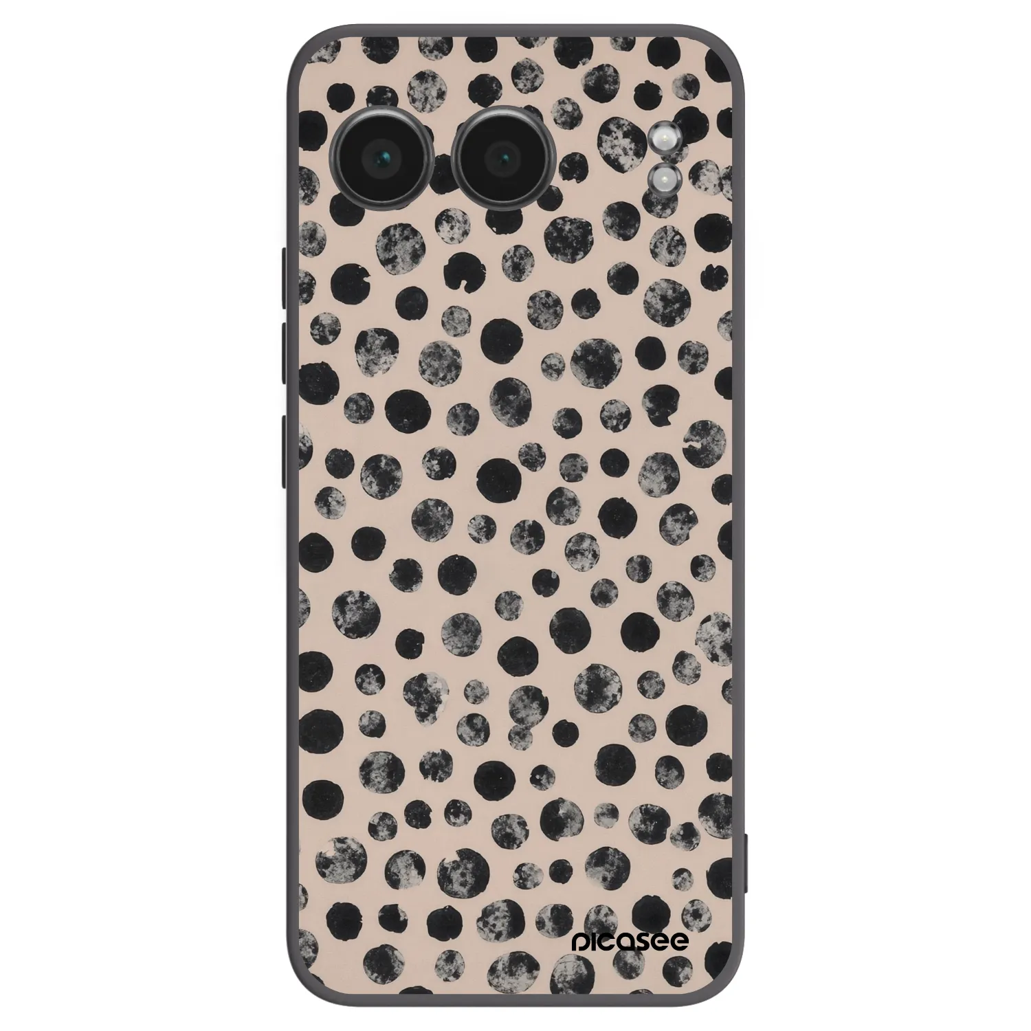 Picasee Μαύρη θήκη σιλικόνης για OnePlus Nord 4 - Dots