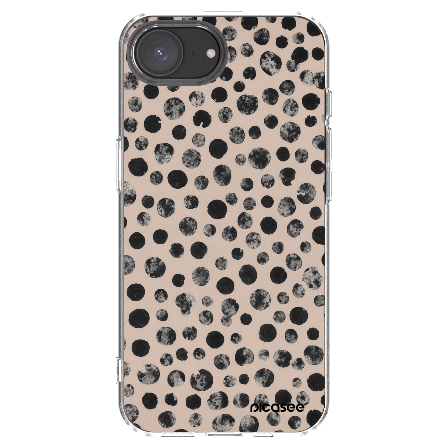 Picasee διαφανής θήκη σιλικόνης Apple iPhone 16e - Dots