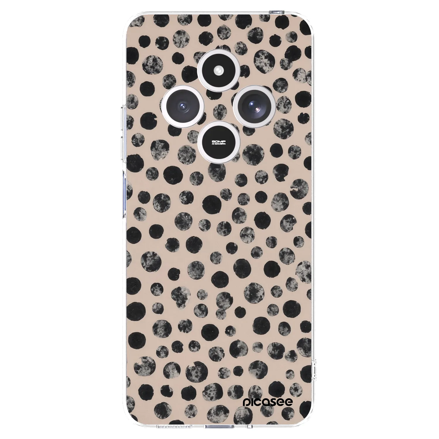 Picasee διαφανής θήκη σιλικόνης Xiaomi Redmi 14C - Dots