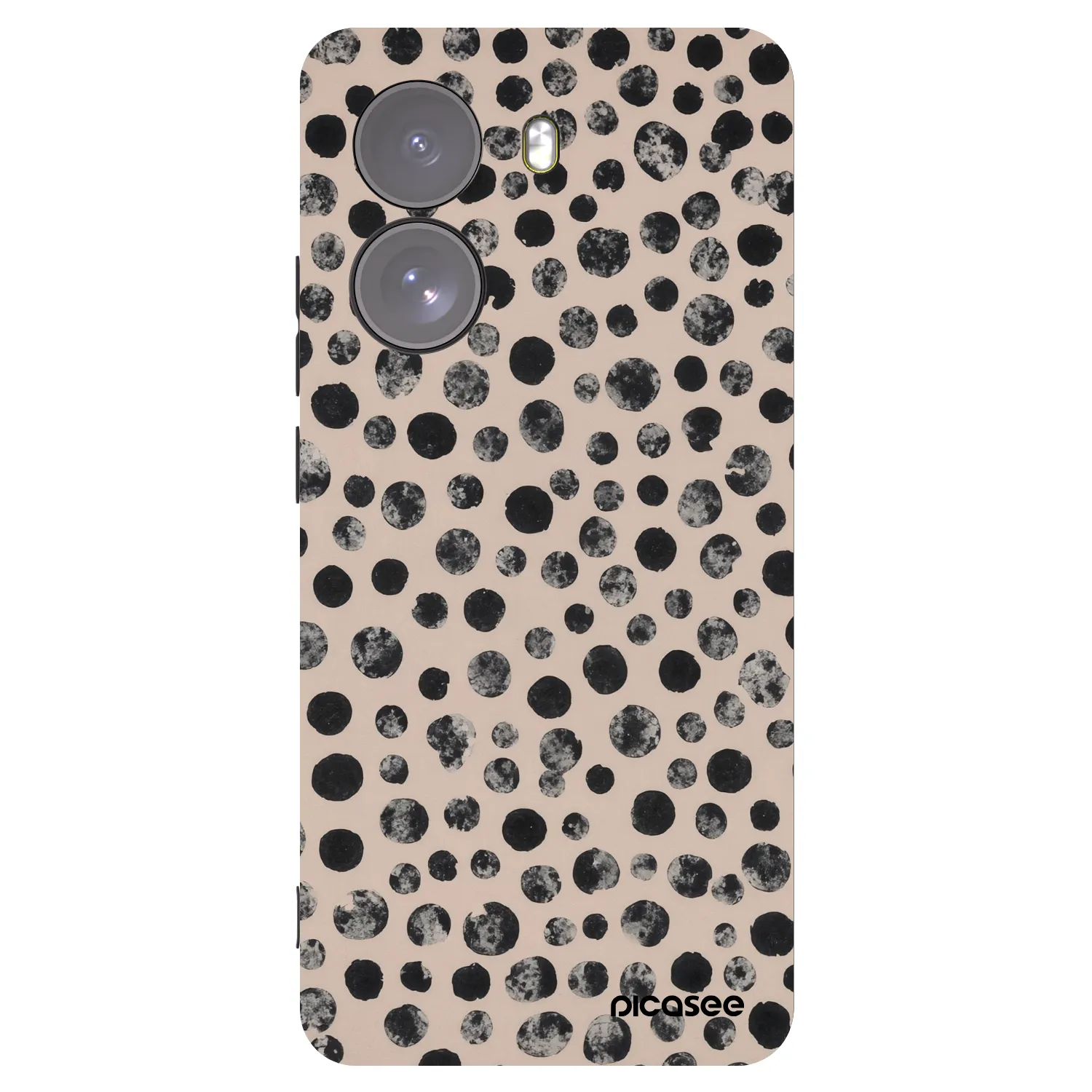 Picasee Μαύρη θήκη σιλικόνης για Xiaomi Poco X7 - Dots