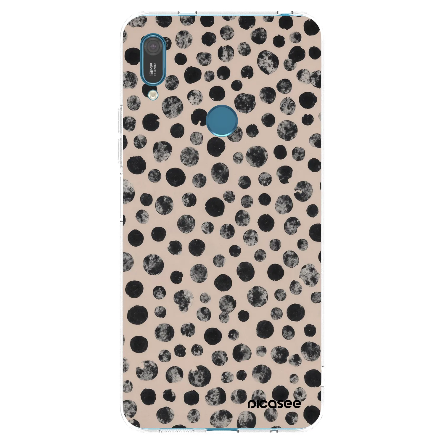 Picasee διαφανής θήκη σιλικόνης Huawei Y7 2019 - Dots