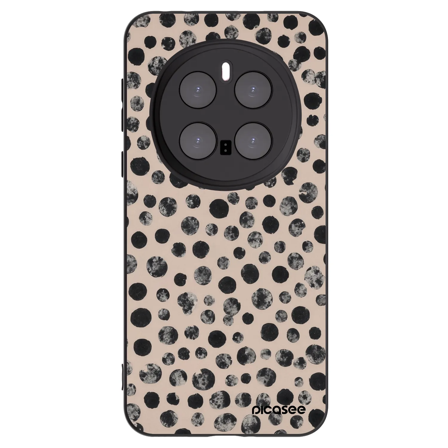 Picasee Μαύρη θήκη σιλικόνης για Honor Magic7 Pro 5G - Dots