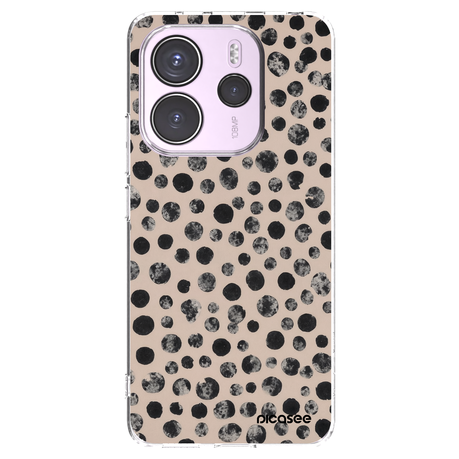 Picasee διαφανής θήκη σιλικόνης Xiaomi Redmi Note 14 4G - Dots