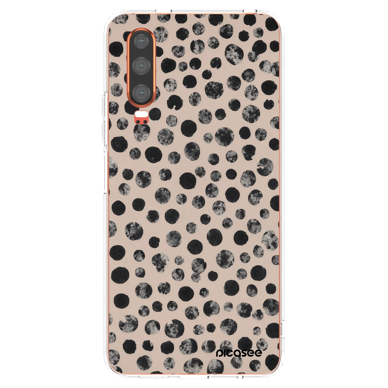 Picasee διαφανής θήκη σιλικόνης Huawei P30 - Dots