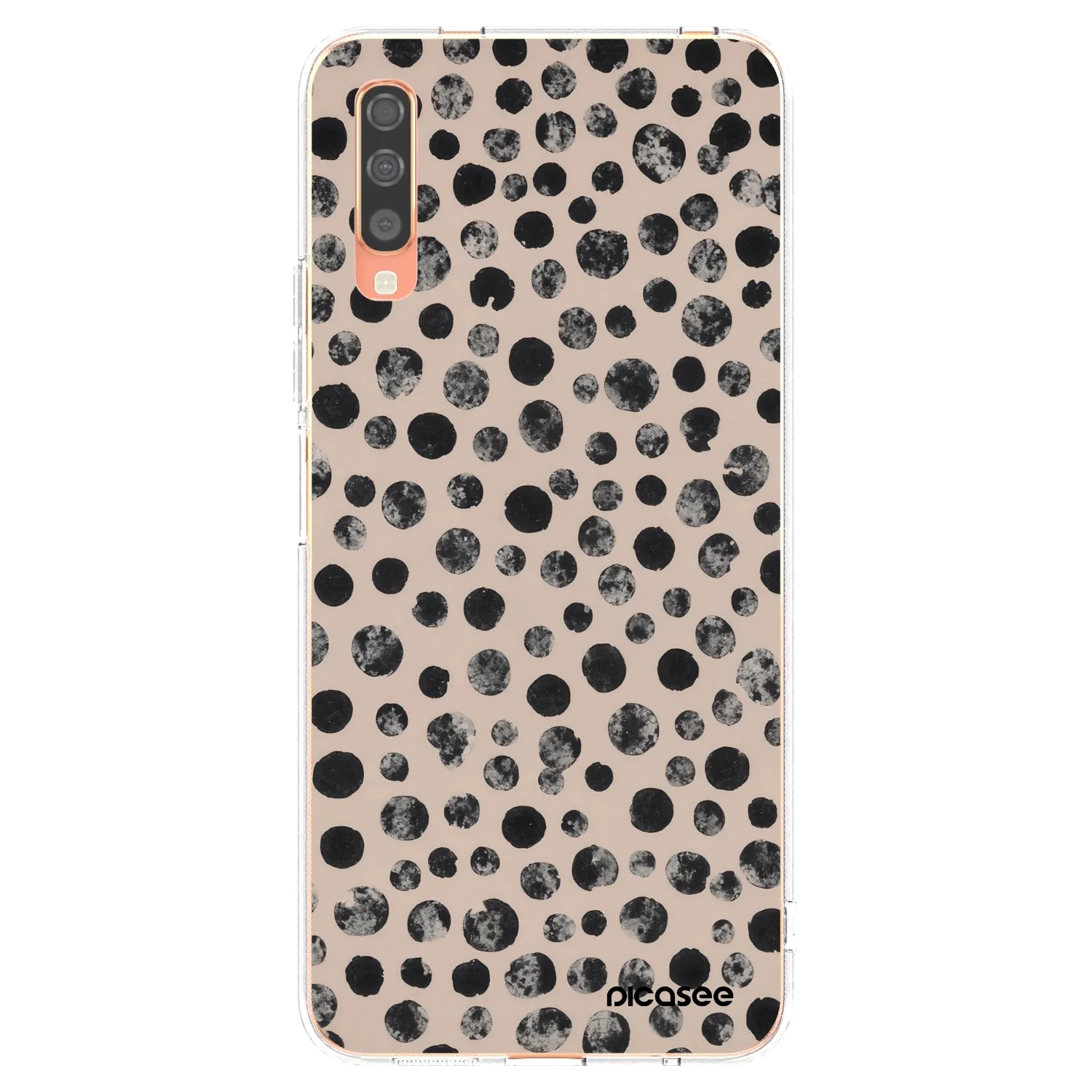 Picasee διαφανής θήκη σιλικόνης Samsung Galaxy A70 A705F - Dots
