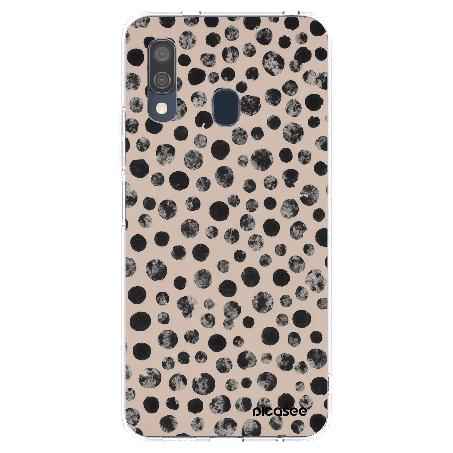 Picasee διαφανής θήκη σιλικόνης Samsung Galaxy A40 A405F - Dots
