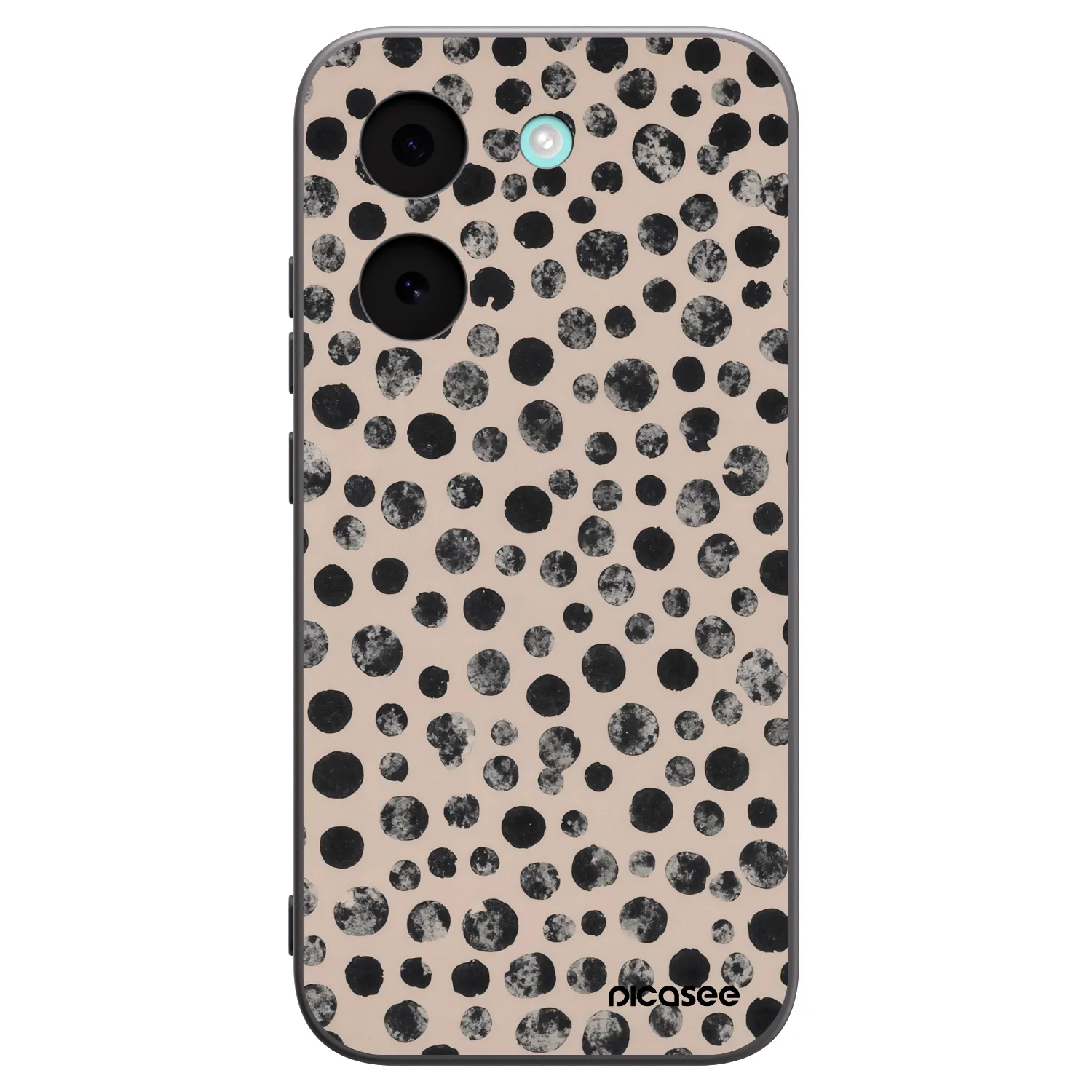 Picasee Μαύρη θήκη σιλικόνης για Xiaomi Poco X8 Pro - Dots