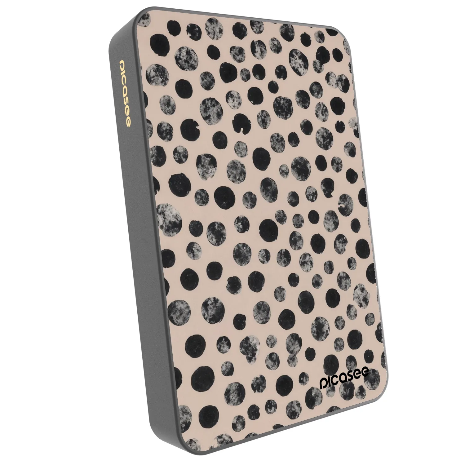 Picasee Powerbank με MagSafe 10 000 mAh Γκρί - Dots
