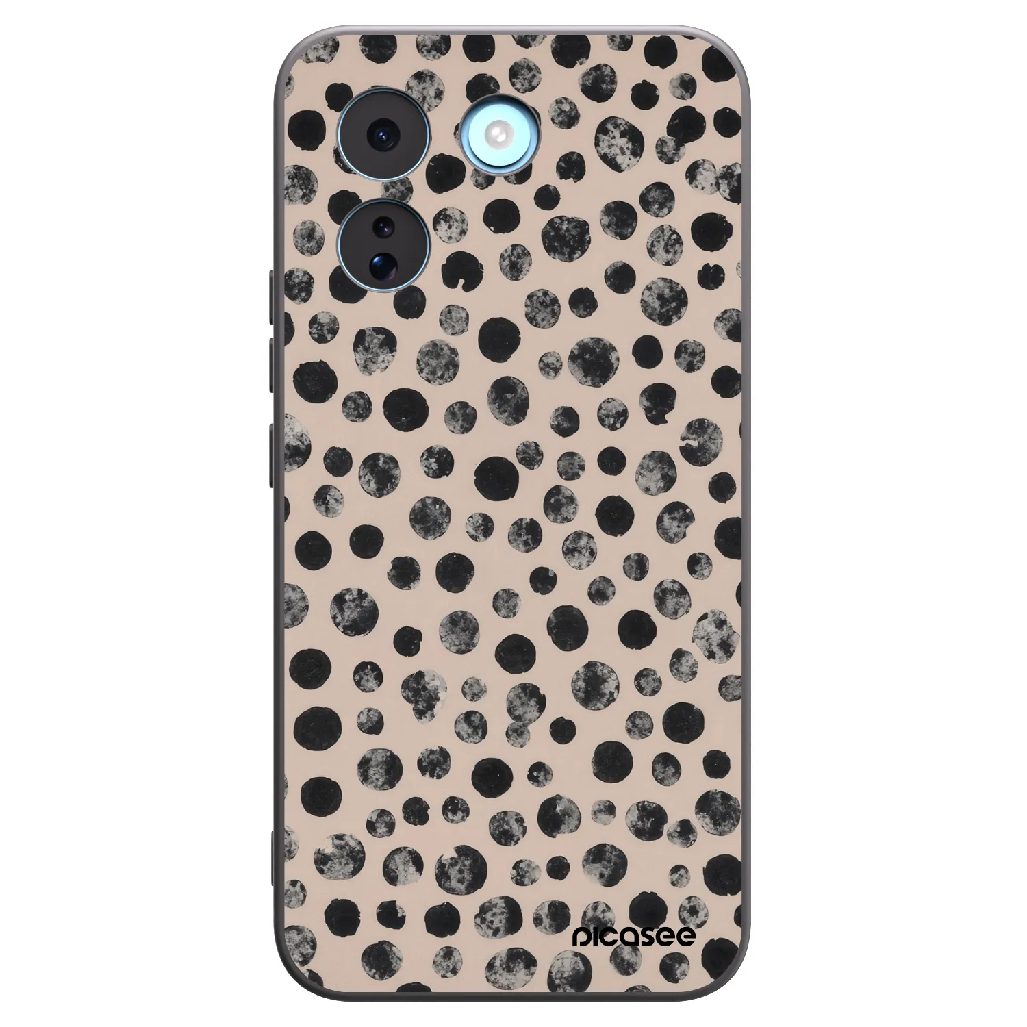 Picasee Μαύρη θήκη σιλικόνης για Xiaomi Redmi Note 17 Pro MAX 5G - Dots