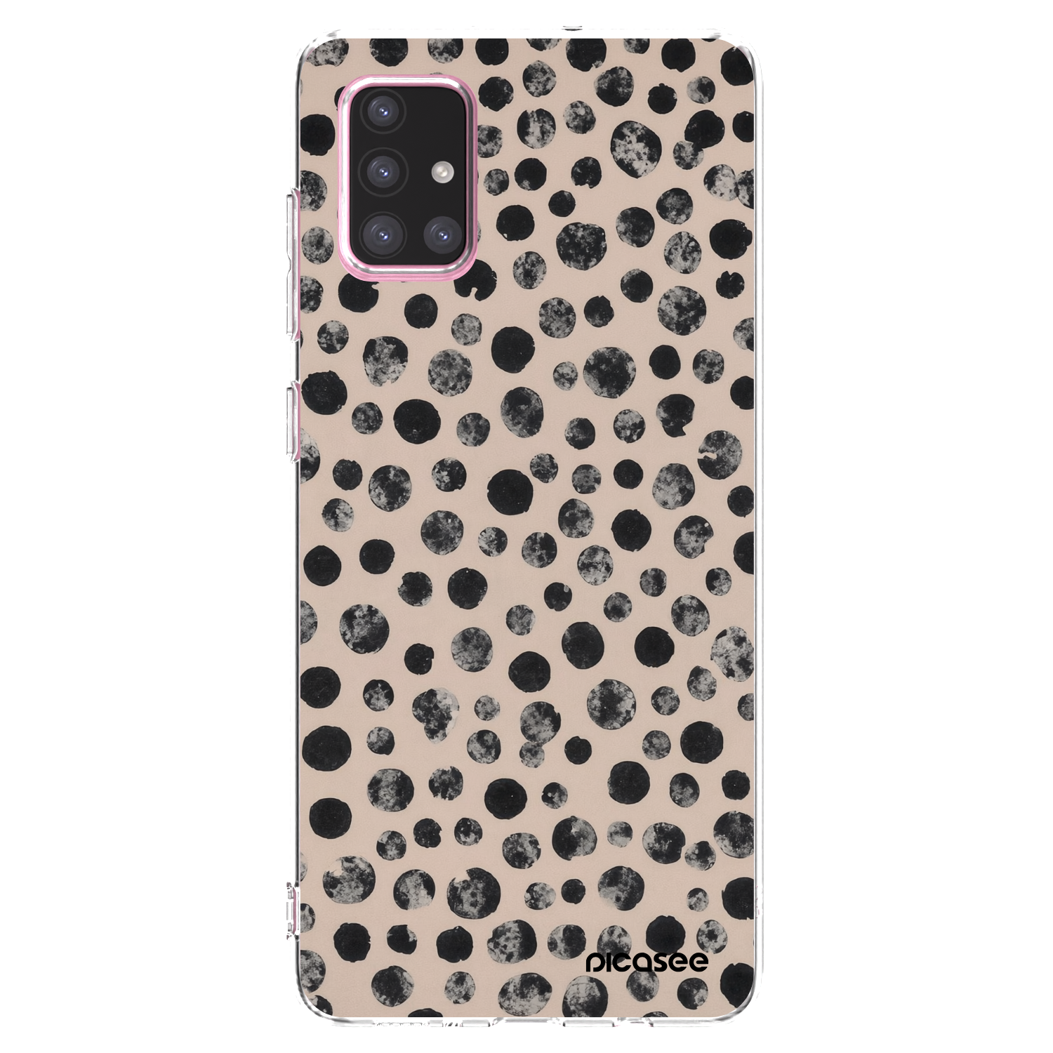 Picasee διαφανής θήκη σιλικόνης Samsung Galaxy A71 A715F - Dots