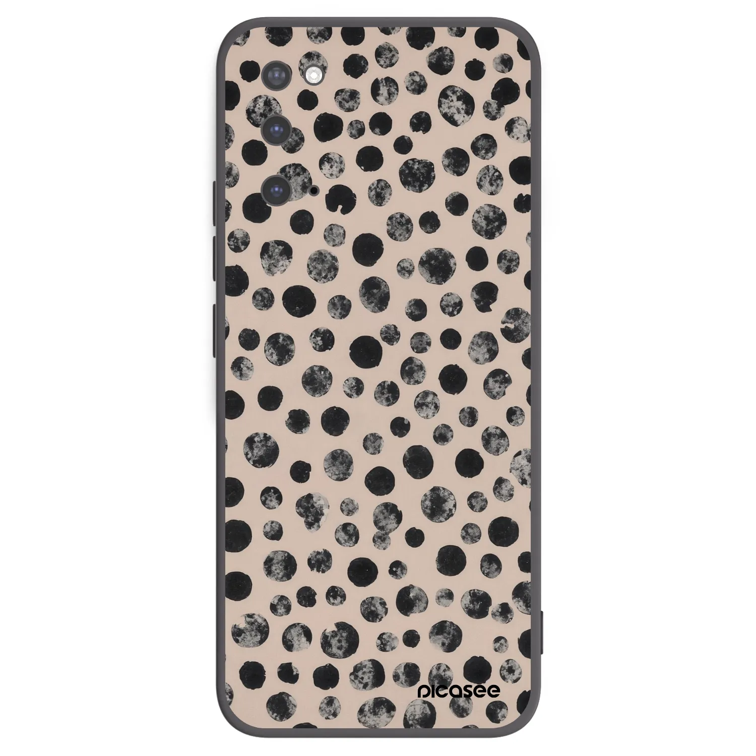 Picasee Μαύρη θήκη σιλικόνης για Samsung Galaxy S20 G980F - Dots