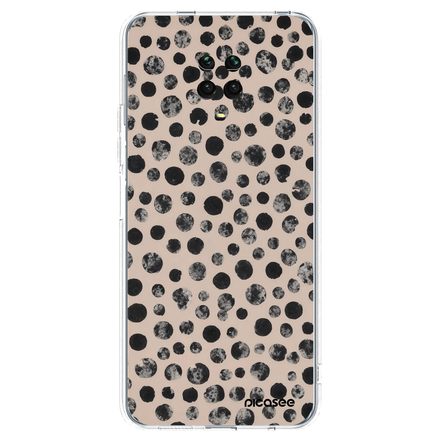 Picasee διαφανής θήκη σιλικόνης Xiaomi Redmi Note 9S - Dots
