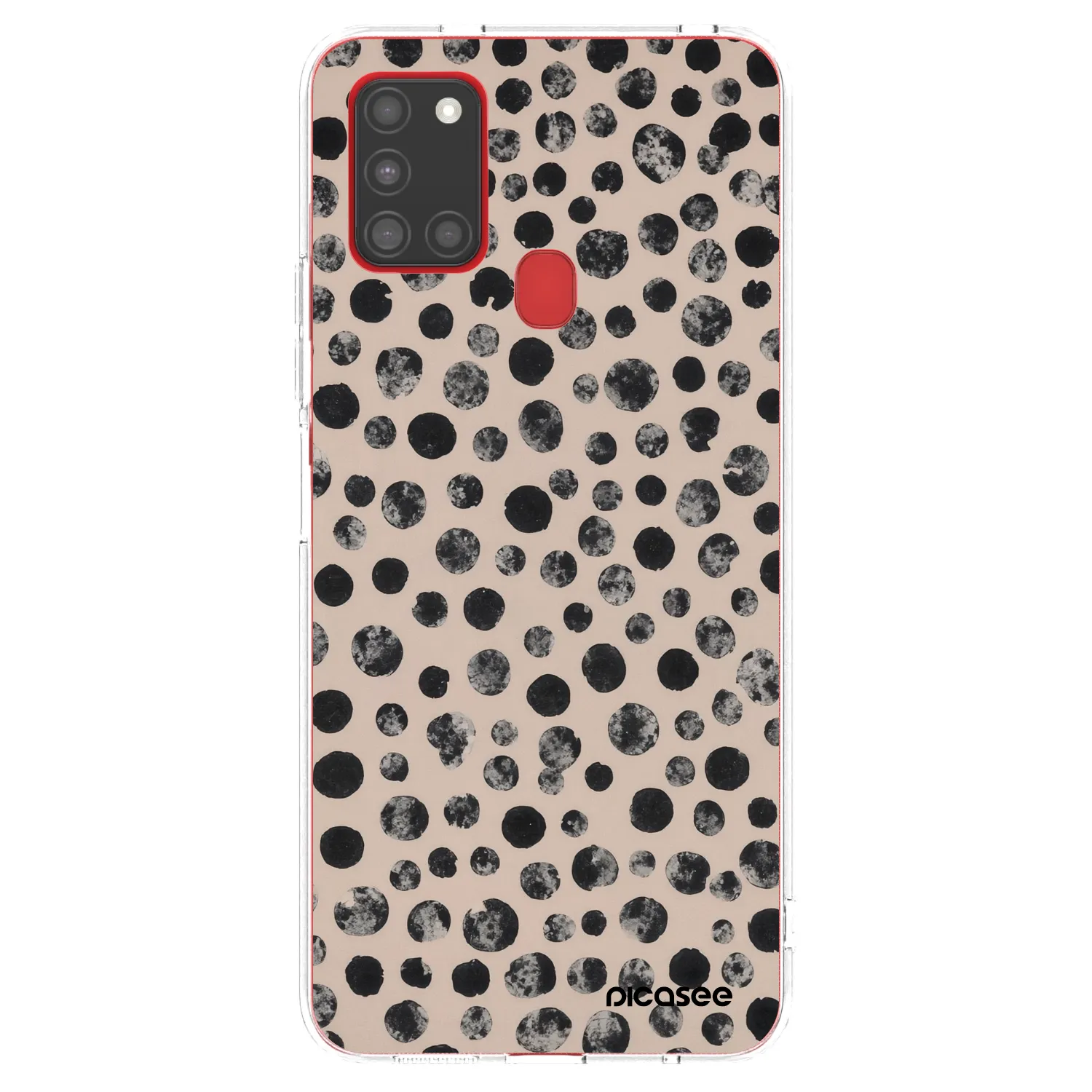Picasee διαφανής θήκη σιλικόνης Samsung Galaxy A21s - Dots