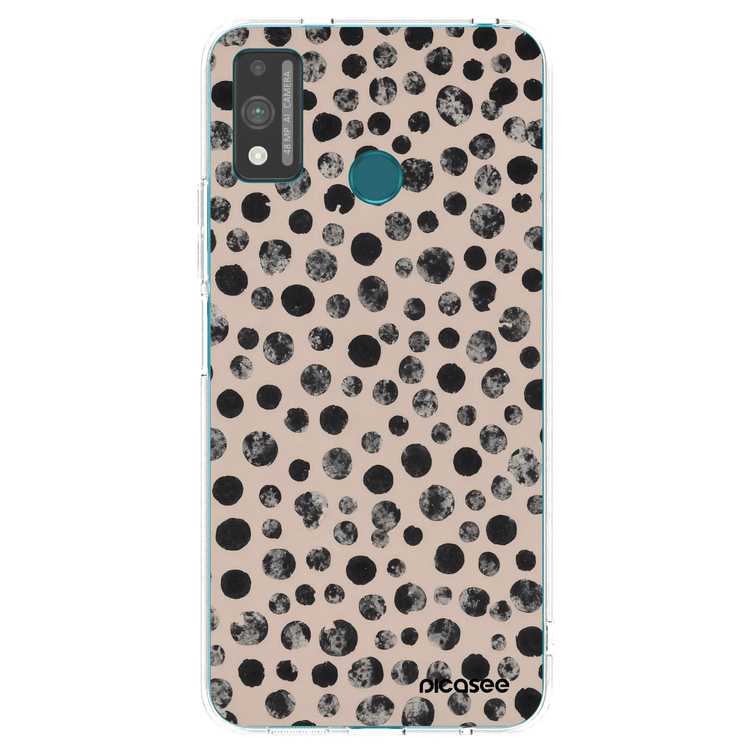 Picasee διαφανής θήκη σιλικόνης Honor 9X Lite - Dots